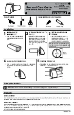 Everbilt BPMH4BLKHD6 Use And Care Manual предпросмотр