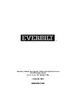 Preview for 8 page of Everbilt DPJC125 Use And Care Manual