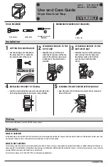 Everbilt PCLT4WHD Use And Care Manual предпросмотр