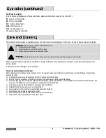 Preview for 14 page of Everbilt PCP10001-VSP Use And Care Manual