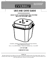 Предварительный просмотр 1 страницы Everbilt THD1055 Use And Care Manual