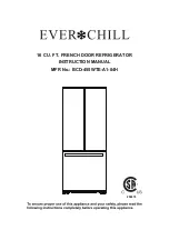 Предварительный просмотр 1 страницы Everchill BCD-455WTE-A1-04H Instruction Manual