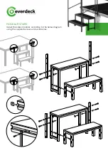 Предварительный просмотр 8 страницы Everdeck Staging VERSA 750 DECK Assembly Manual