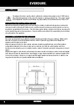 Предварительный просмотр 6 страницы Everdure CBEE652 Installation, Operation & Maintenance Instructions Manual