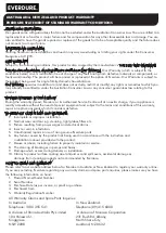 Preview for 16 page of Everdure OBEGS601 Installation, Operation & Maintenance Instructions Manual