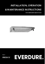 Предварительный просмотр 1 страницы Everdure RBES612 Installation, Operation & Maintenance Instructions Manual