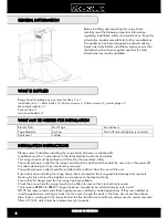 Предварительный просмотр 4 страницы Everdure RBES67 Installation, Operation & Maintenance Instructions Manual