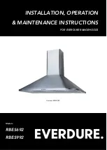 Предварительный просмотр 1 страницы Everdure RBES692 Installation, Operation & Maintenance Instructions Manual