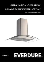 Everdure RIES912 Installation, Operation & Maintenance Instructions Manual preview