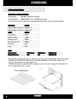 Предварительный просмотр 4 страницы Everdure UFCW661 Installation, Operation & Maintenance Instructions Manual