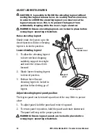 Preview for 18 page of Everest & Jennings Traveler L3 User Manual