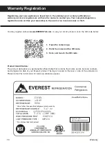 Предварительный просмотр 22 страницы EVEREST REFRIGERATION EBB23 Owner'S Manual