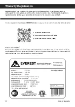 Preview for 27 page of EVEREST REFRIGERATION EDA1 Owner'S Manual