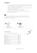 Предварительный просмотр 3 страницы Everet EVP412 User Manual