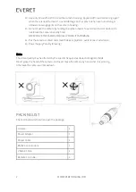 Предварительный просмотр 3 страницы Everet EVP412N User Manual