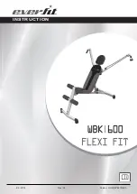 Everfit WBK 600 FLEXI FIT Instruction preview