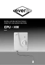 Everflo EPU-HW Installation Instructions Manual preview