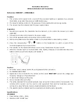 Preview for 1 page of Everflourish EMW202T Instruction Manual