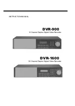 Preview for 1 page of EverFocus DVR-1600 Instruction Manual