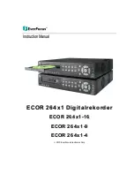 Preview for 1 page of EverFocus ECOR 264x1-16 Instruction Manual