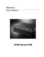 EverFocus ECOR 4D Instruction Manual preview