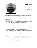 EverFocus ED550 Operation Instructions Manual preview
