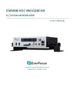 EverFocus EMV1200 HD User Manual предпросмотр