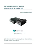 EverFocus EMV400SSD Quick Installation Manual предпросмотр