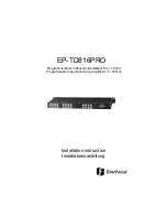 EverFocus EP-TD816PRO Installation Instruction preview