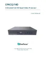 EverFocus EP4CQ FHD User Manual предпросмотр