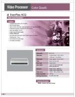 Предварительный просмотр 1 страницы EverFocus EP4CQ Specifications