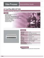 EverFocus EP8BQ Specifications предпросмотр