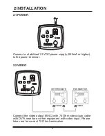 Предварительный просмотр 8 страницы EverFocus EQ-2250 Installation & Operation Manual