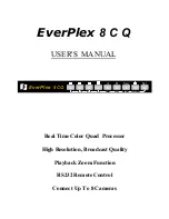 EverFocus EverPlex 8CQ User Manual предпросмотр