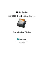 EverFocus EVS110 Installation Manual предпросмотр