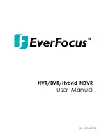 EverFocus NDVR User Manual preview