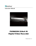 EverFocus PARAGON 264x4-16 Instruction Manual preview