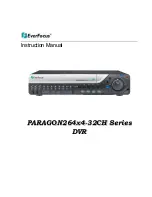 EverFocus PARAGON264x4 series Instruction Manual preview