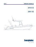 Preview for 1 page of Everglades 210 CC 2012 Owner'S Manual