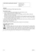 Preview for 11 page of Everglades EV 9525 Instructions For Use Manual