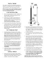 Предварительный просмотр 2 страницы Everglow Liberty Gas Torch Installation & Maintenance Manual