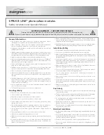 Evergreen Solar Spruce Line ES-170 SL Safety, Installation, And Operation Manual предпросмотр