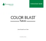 Evergreen COLOR BLAST Tunes Instruction Manual preview