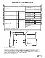 Everhard Industries Bloom Laundry Unit Installation Manual preview