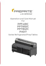 Preview for 1 page of Everidge PREPRITE PAD7 Series Operation And Care Manual