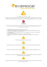 Preview for 3 page of Everidge PREPRITE PAD7 Series Operation And Care Manual