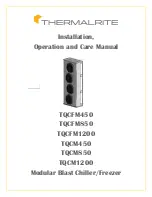 Everidge Thermalrite TQCFM1200 Installation, Operation And Care Manual предпросмотр