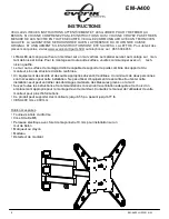 Preview for 9 page of Everik EM-A400 Instructions Manual