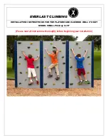 EVERLAST CLIMBING WALL.PG.Gray 6x12’ Installation Instructions preview