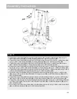 Предварительный просмотр 25 страницы Everlast 58Kgs Home Gym Assembly & User Instructions